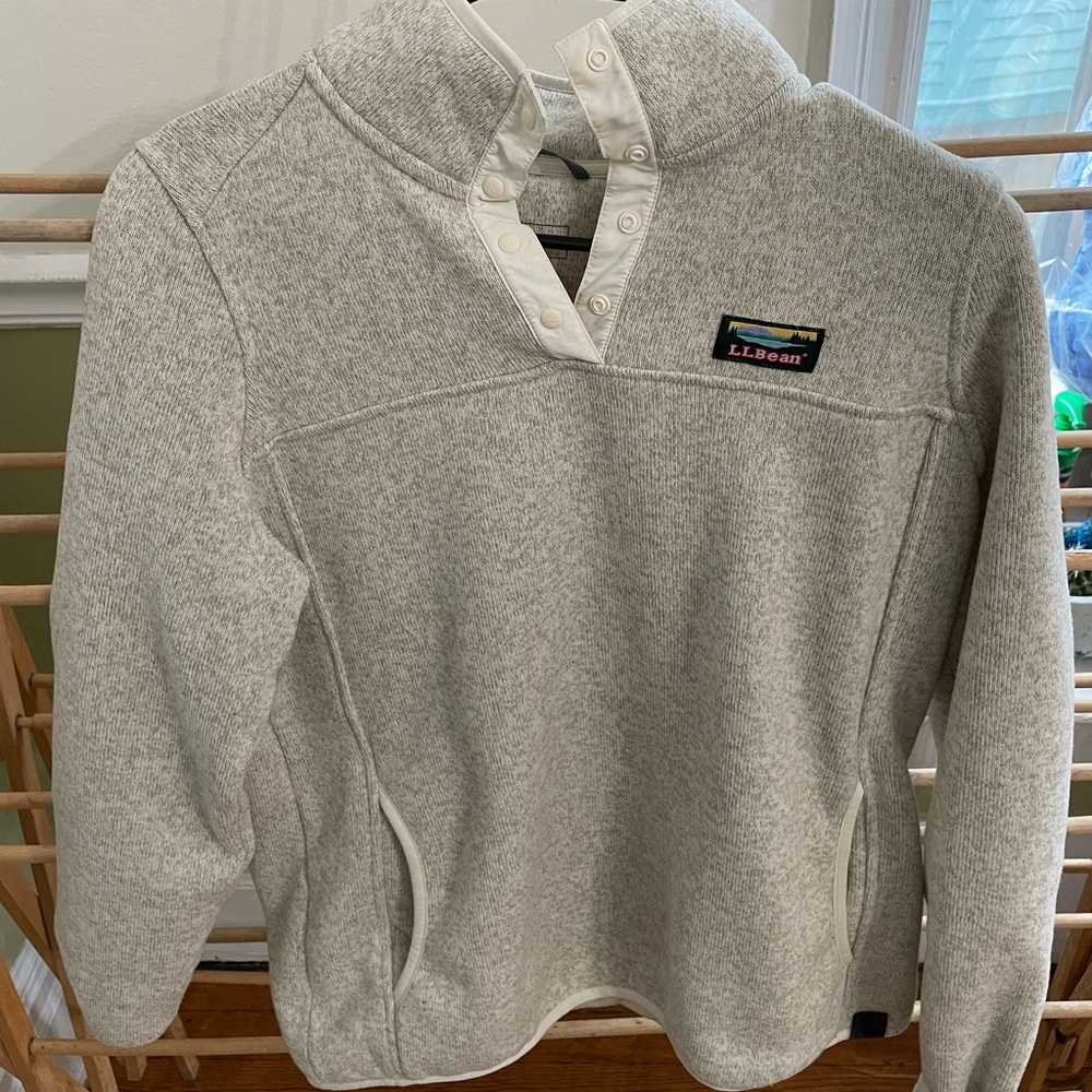 LL Bean Sweater Fleece Pullover